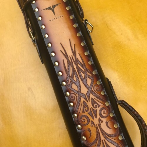 tribal5 custom leather pool cue case18